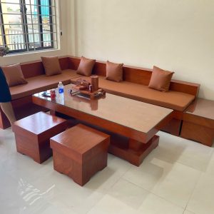 Bàn Ghế Gỗ Hương Đá Nam Phi