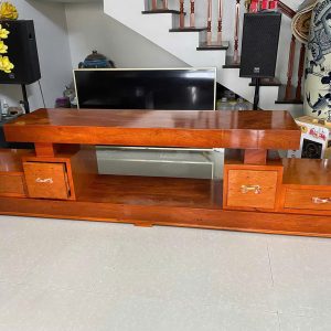 KỆ TIVI GỖ HƯƠNG ĐÁ 2M40